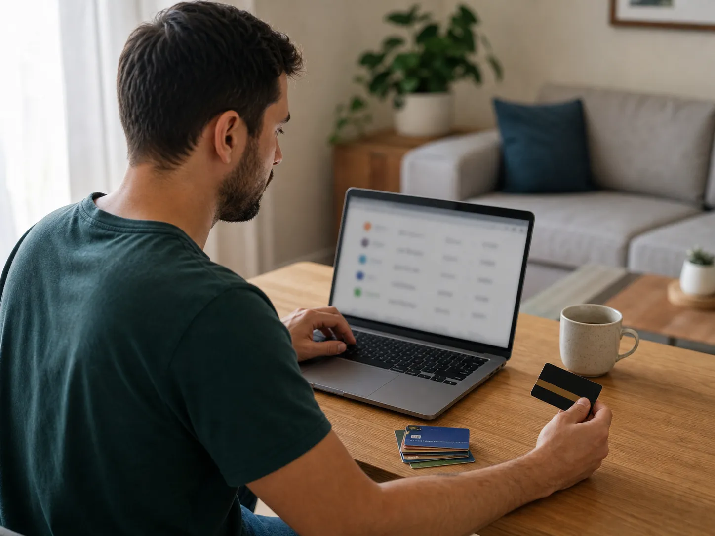 A list of recurring charges with monthly and yearly totals